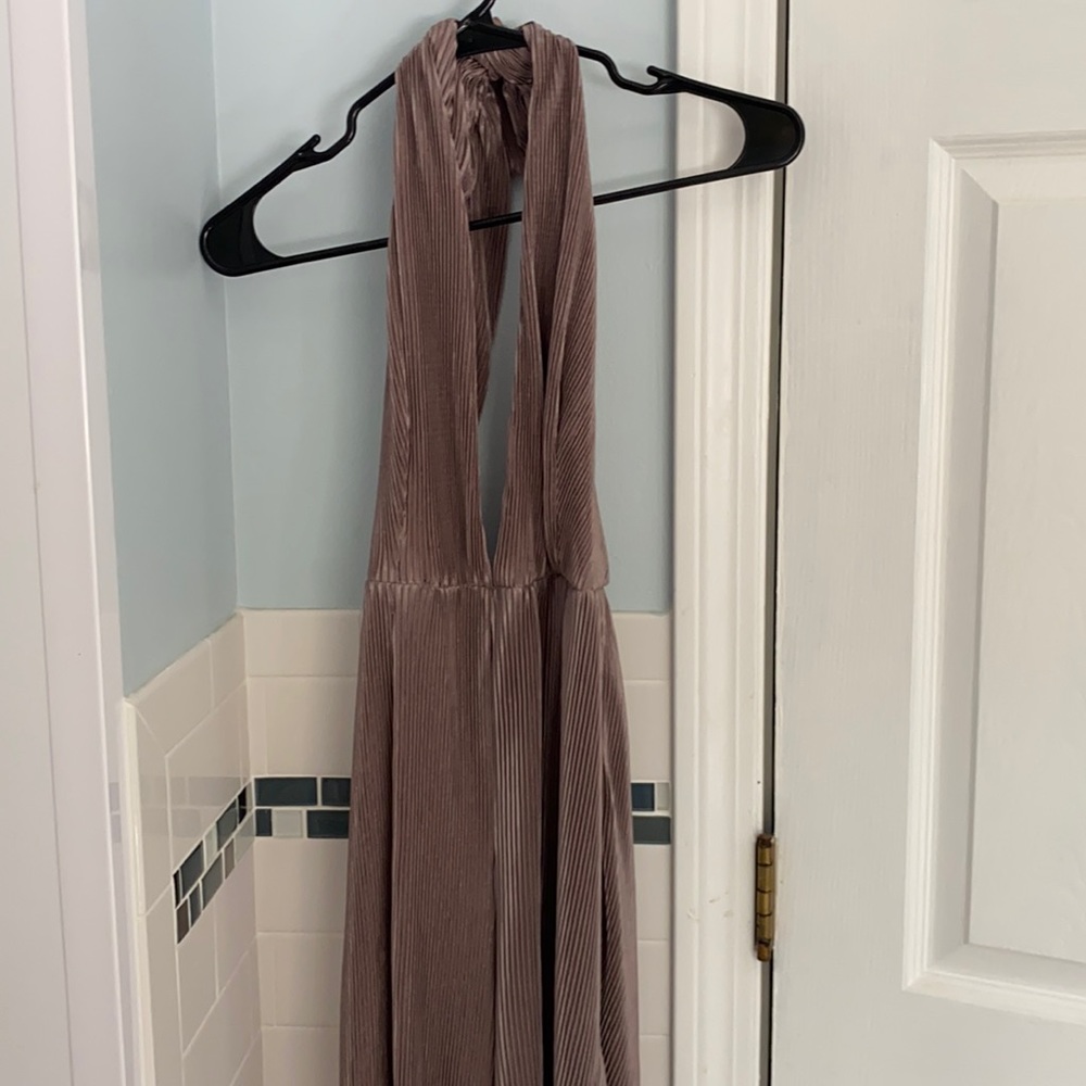 ASOS full length halter jumpsuit — size M